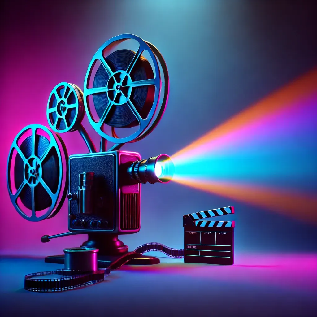 Cinema audience watching a film